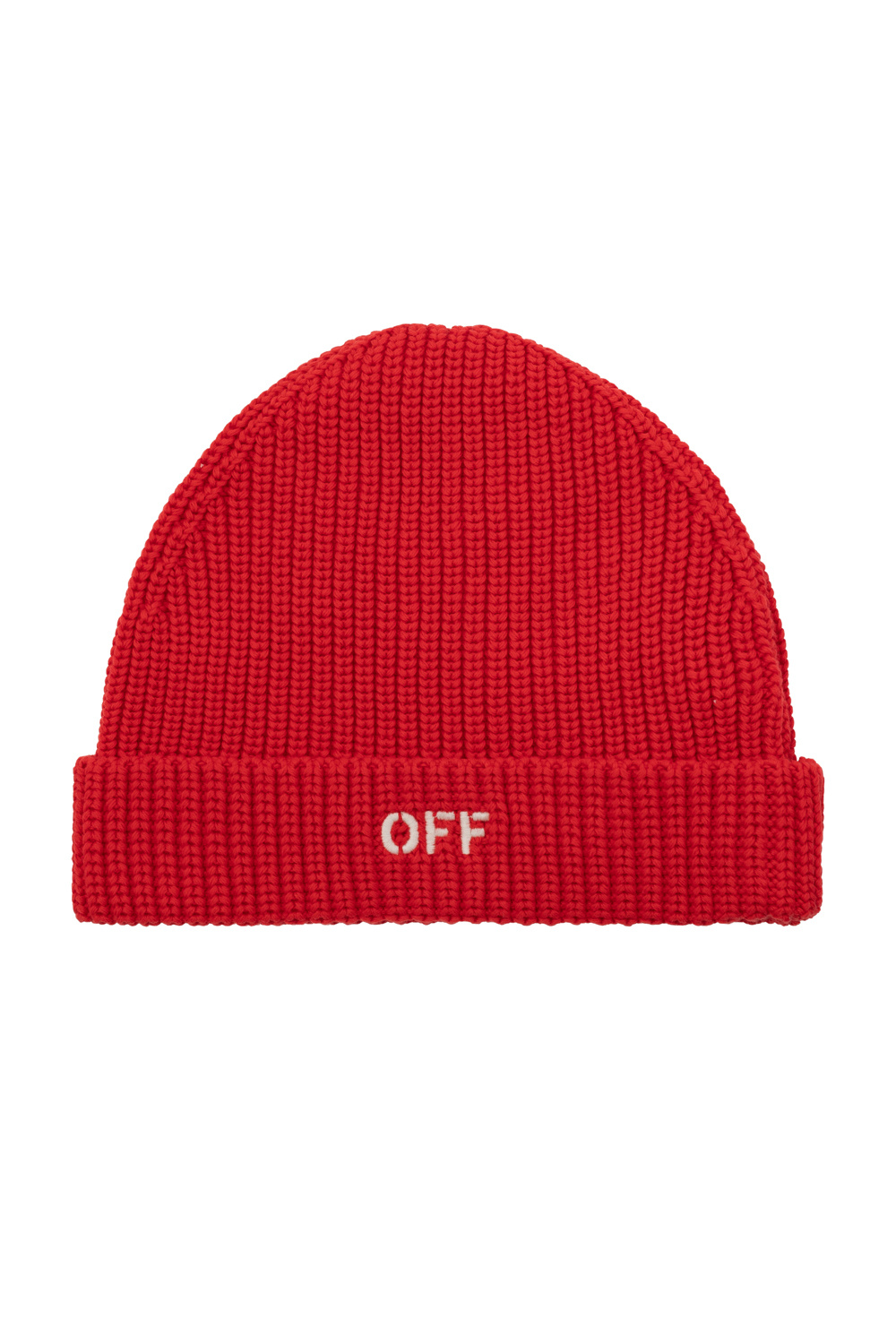 Off white 2025 beanie red